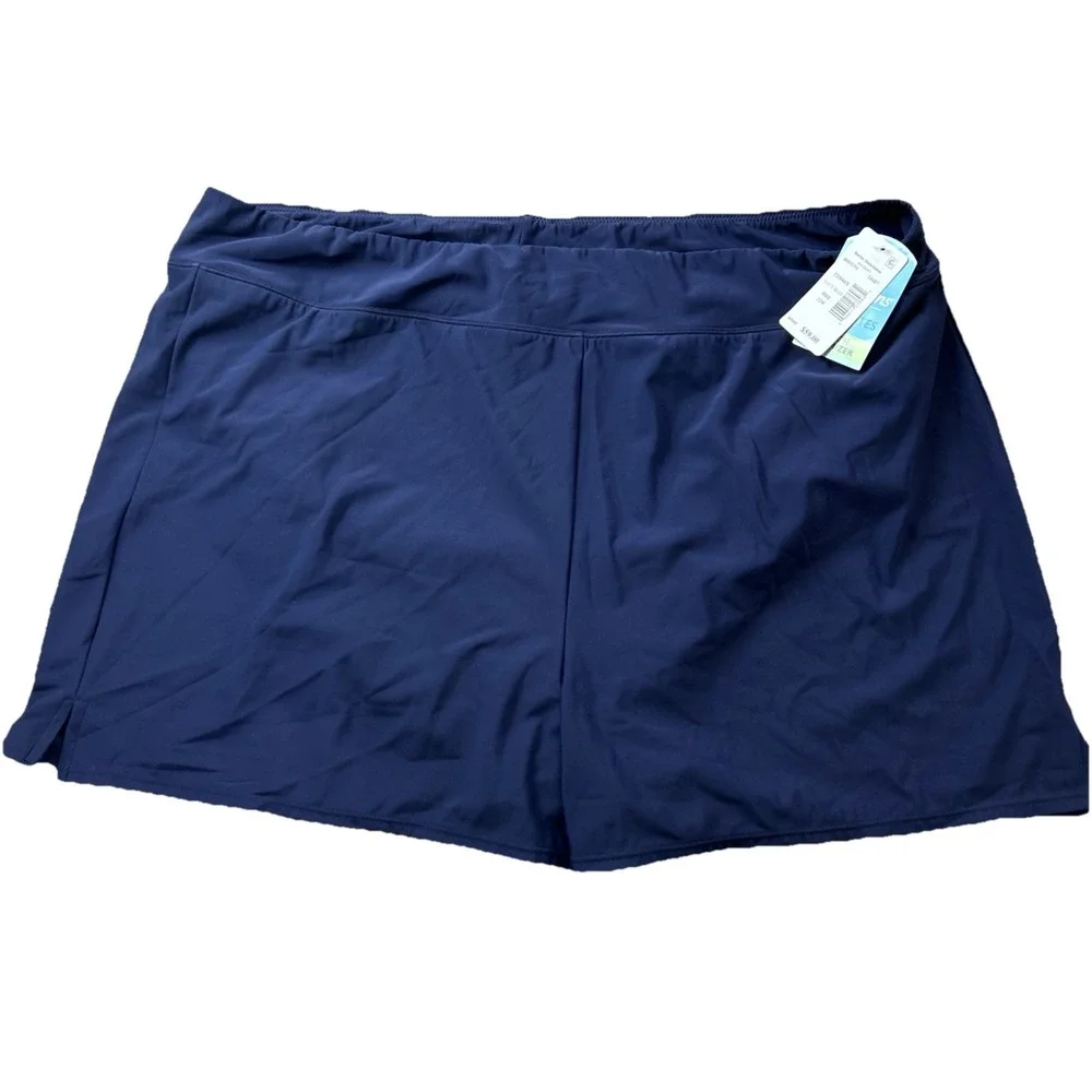 Swim Solutions Shorts 22W Blue Boyshort Swimming - Picture 1 of 8